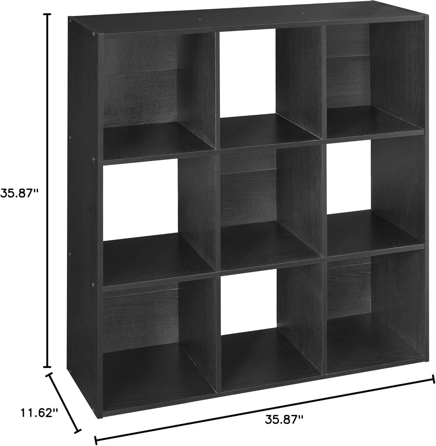 imageClosetmaid Decorative Home Stackable 6 Cube Cubeicals Organizer Storage Bookcase with Hardware for Office Home and Closet WhiteBlack