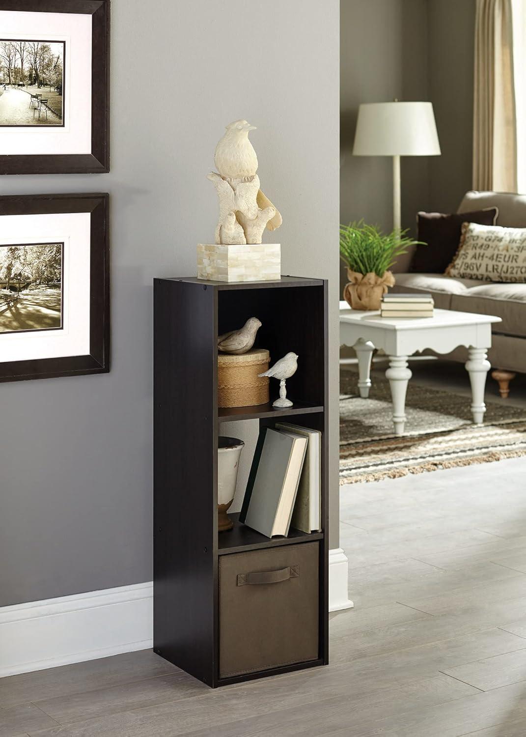 imageClosetmaid Decorative Home Stackable 6 Cube Cubeicals Organizer Storage Bookcase with Hardware for Office Home and Closet WhiteEspresso