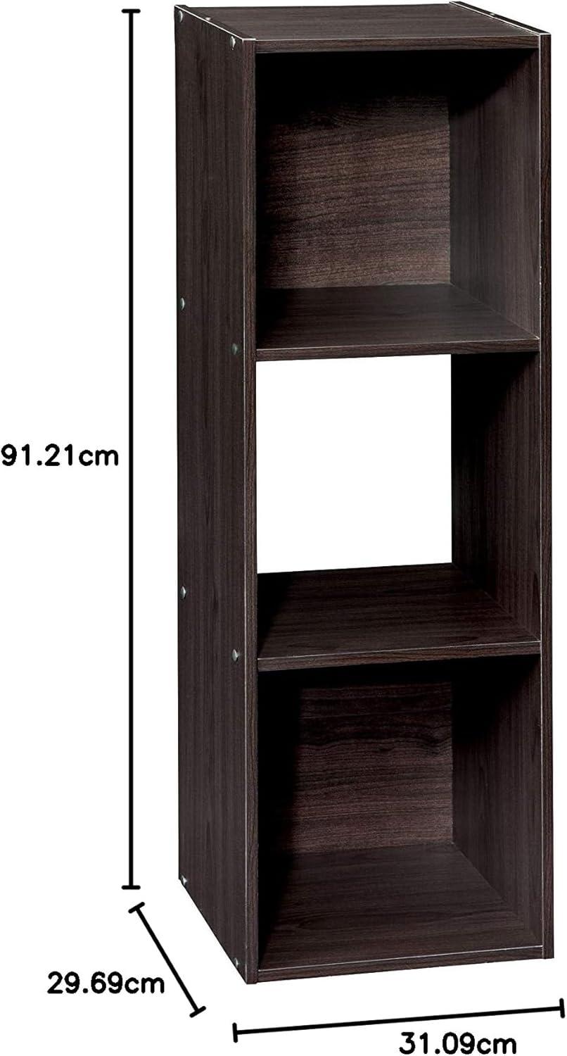 imageClosetmaid Decorative Home Stackable 6 Cube Cubeicals Organizer Storage Bookcase with Hardware for Office Home and Closet WhiteEspresso