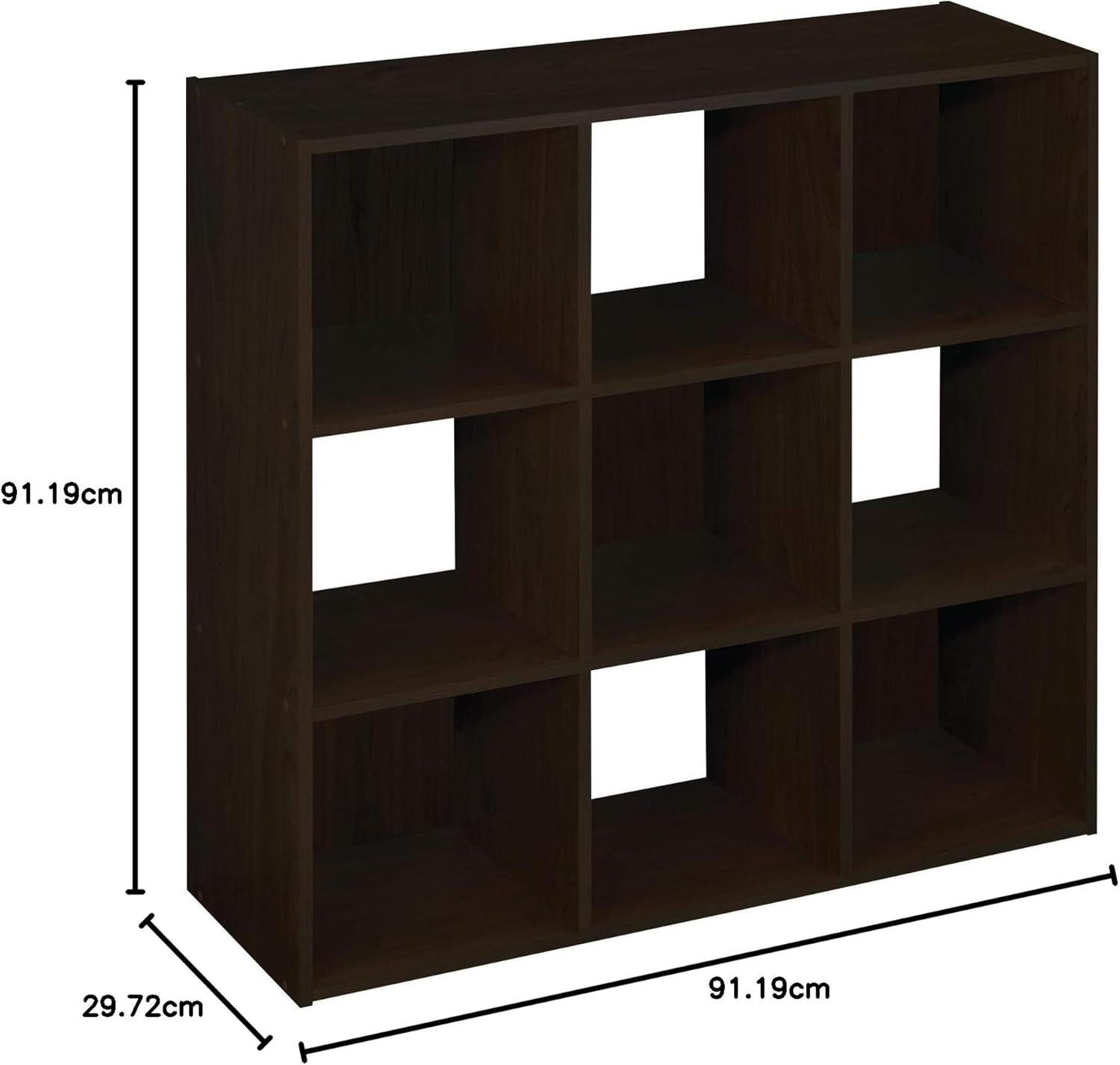 imageClosetmaid Decorative Home Stackable 6 Cube Cubeicals Organizer Storage Bookcase with Hardware for Office Home and Closet WhiteEspresso