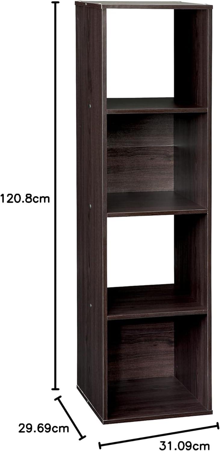 imageClosetmaid Decorative Home Stackable 6 Cube Cubeicals Organizer Storage Bookcase with Hardware for Office Home and Closet WhiteEspresso