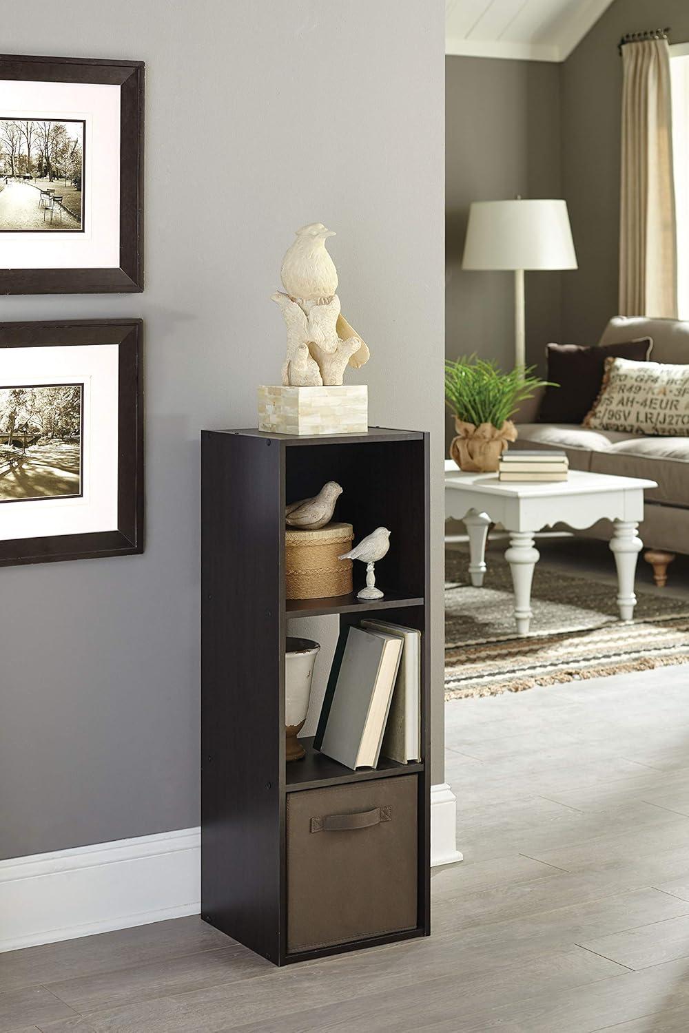 imageClosetmaid Decorative Home Stackable 6 Cube Cubeicals Organizer Storage Bookcase with Hardware for Office Home and Closet WhiteEspresso