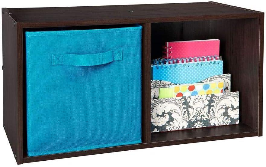 imageClosetmaid Decorative Home Stackable 6 Cube Cubeicals Organizer Storage Bookcase with Hardware for Office Home and Closet WhiteEspresso