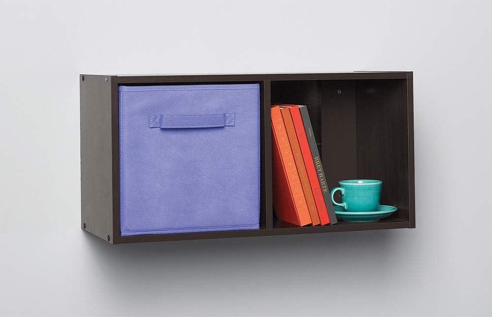 imageClosetmaid Decorative Home Stackable 6 Cube Cubeicals Organizer Storage Bookcase with Hardware for Office Home and Closet WhiteEspresso