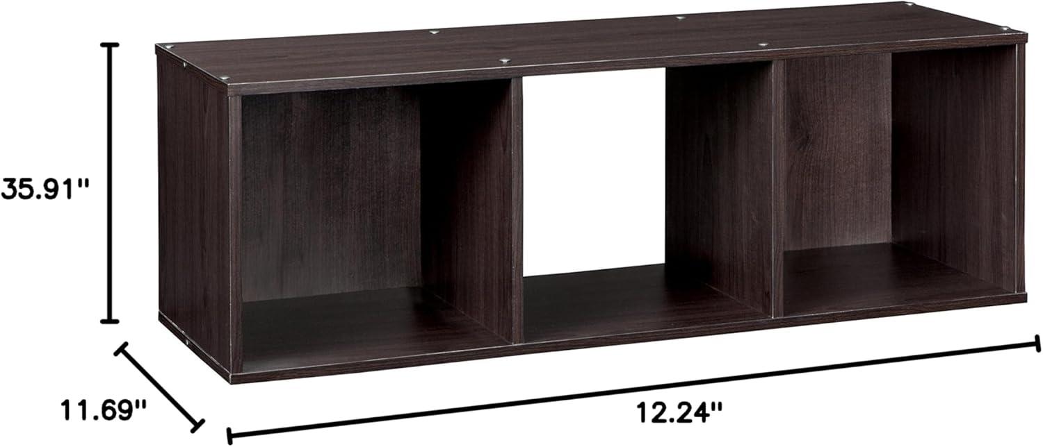 imageClosetmaid Decorative Home Stackable 6 Cube Cubeicals Organizer Storage Bookcase with Hardware for Office Home and Closet WhiteEspresso