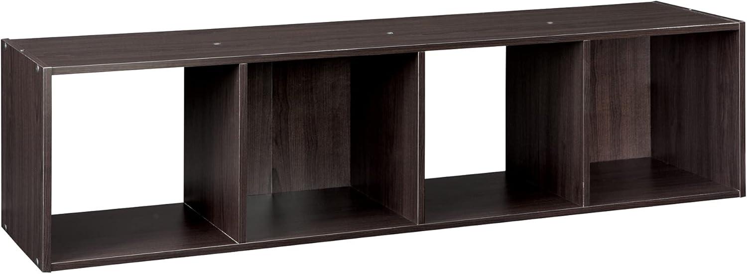 imageClosetmaid Decorative Home Stackable 6 Cube Cubeicals Organizer Storage Bookcase with Hardware for Office Home and Closet WhiteEspresso