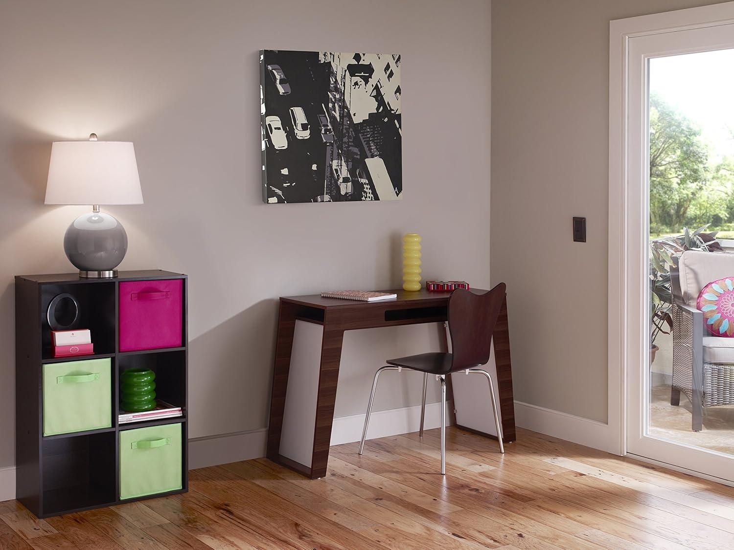 imageClosetmaid Decorative Home Stackable 6 Cube Cubeicals Organizer Storage Bookcase with Hardware for Office Home and Closet WhiteEspresso