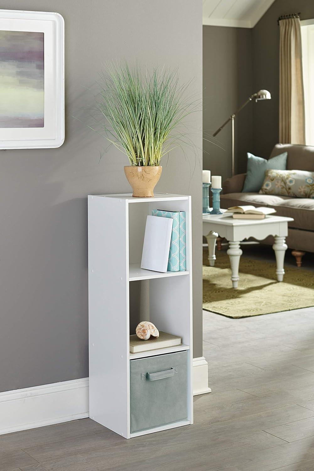 imageClosetmaid Decorative Home Stackable 6 Cube Cubeicals Organizer Storage Bookcase with Hardware for Office Home and Closet WhiteWhite