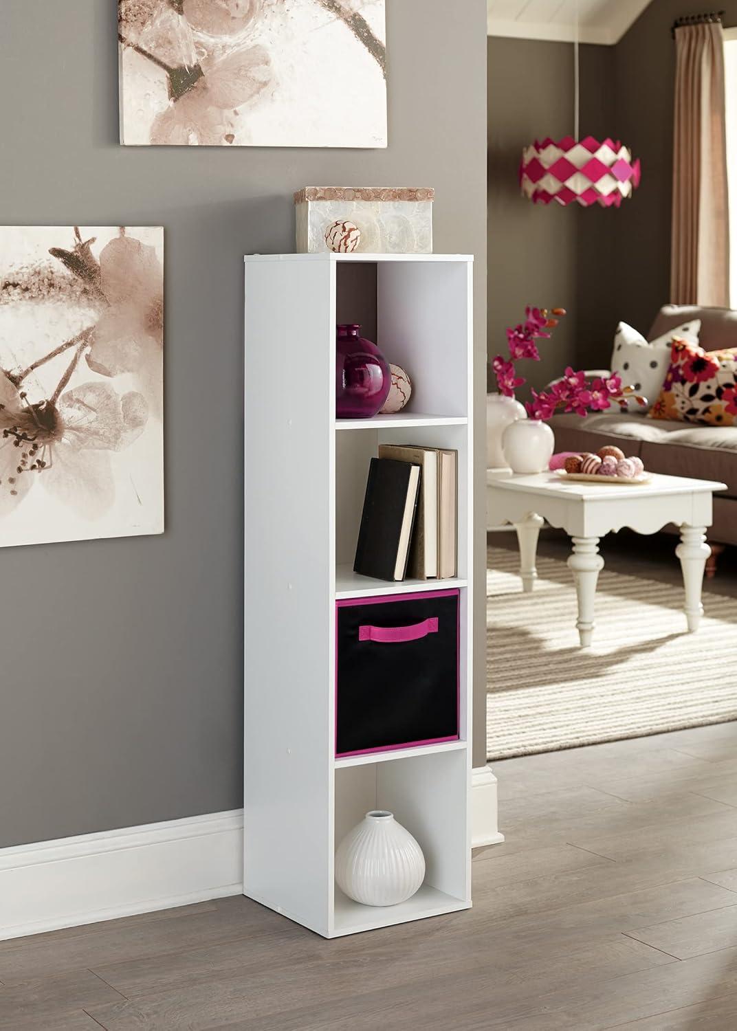 imageClosetmaid Decorative Home Stackable 6 Cube Cubeicals Organizer Storage Bookcase with Hardware for Office Home and Closet WhiteWhite