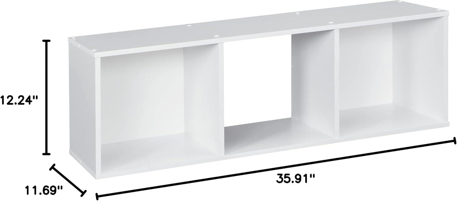 imageClosetmaid Decorative Home Stackable 6 Cube Cubeicals Organizer Storage Bookcase with Hardware for Office Home and Closet WhiteWhite