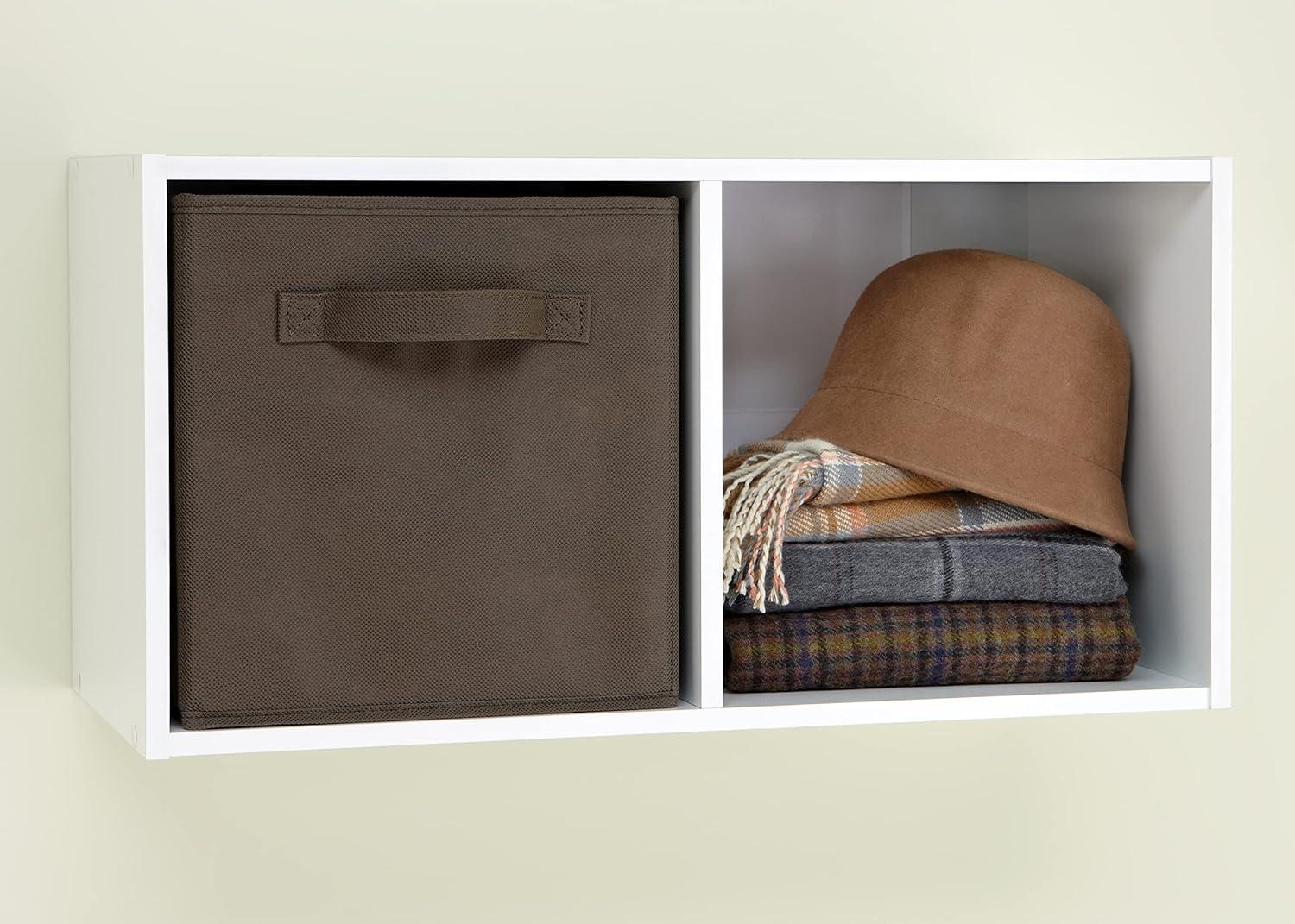 imageClosetmaid Decorative Home Stackable 6 Cube Cubeicals Organizer Storage Bookcase with Hardware for Office Home and Closet WhiteWhite