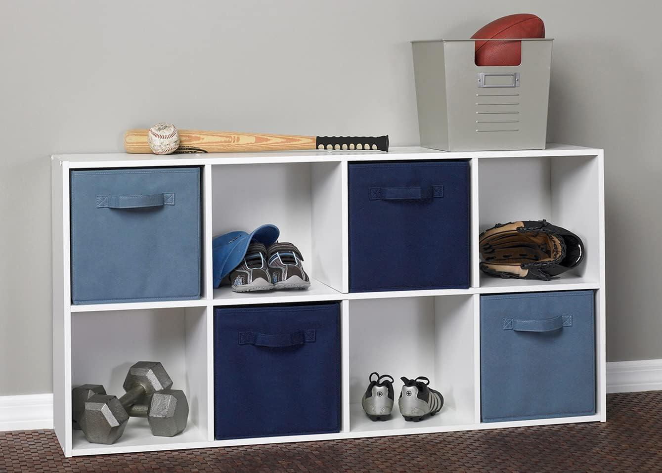 imageClosetmaid Decorative Home Stackable 6 Cube Cubeicals Organizer Storage Bookcase with Hardware for Office Home and Closet WhiteWhite