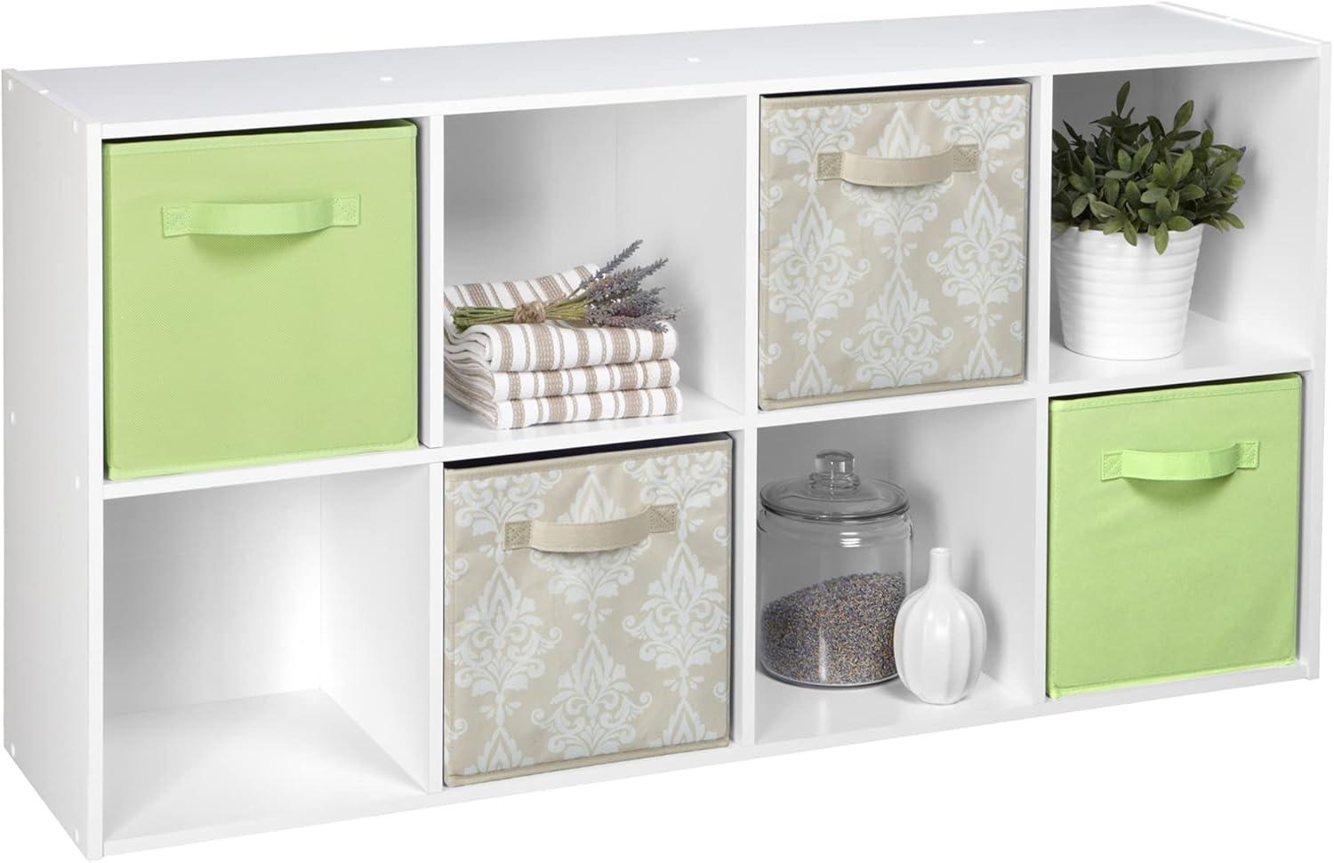 imageClosetmaid Decorative Home Stackable 6 Cube Cubeicals Organizer Storage Bookcase with Hardware for Office Home and Closet WhiteWhite