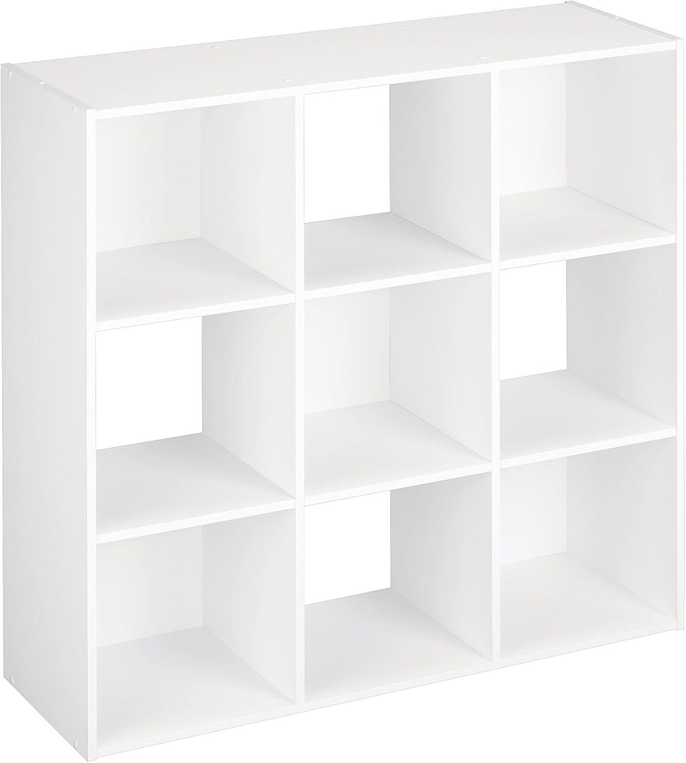 imageClosetmaid Decorative Home Stackable 6 Cube Cubeicals Organizer Storage Bookcase with Hardware for Office Home and Closet WhiteWhite