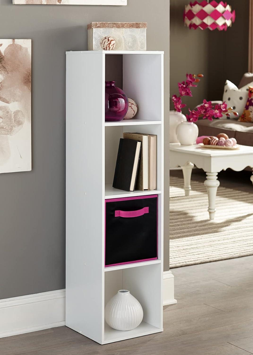 imageClosetmaid Decorative Home Stackable 6 Cube Cubeicals Organizer Storage Bookcase with Hardware for Office Home and Closet WhiteWhite