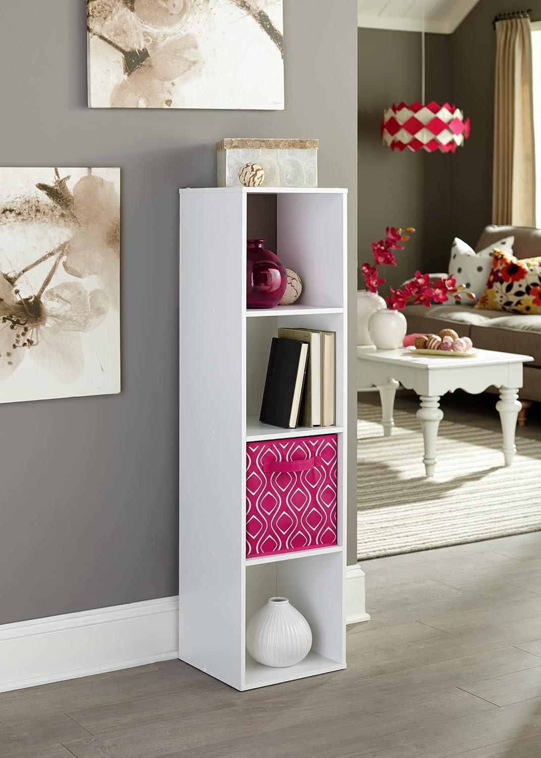 imageClosetmaid Decorative Home Stackable 6 Cube Cubeicals Organizer Storage Bookcase with Hardware for Office Home and Closet WhiteWhite