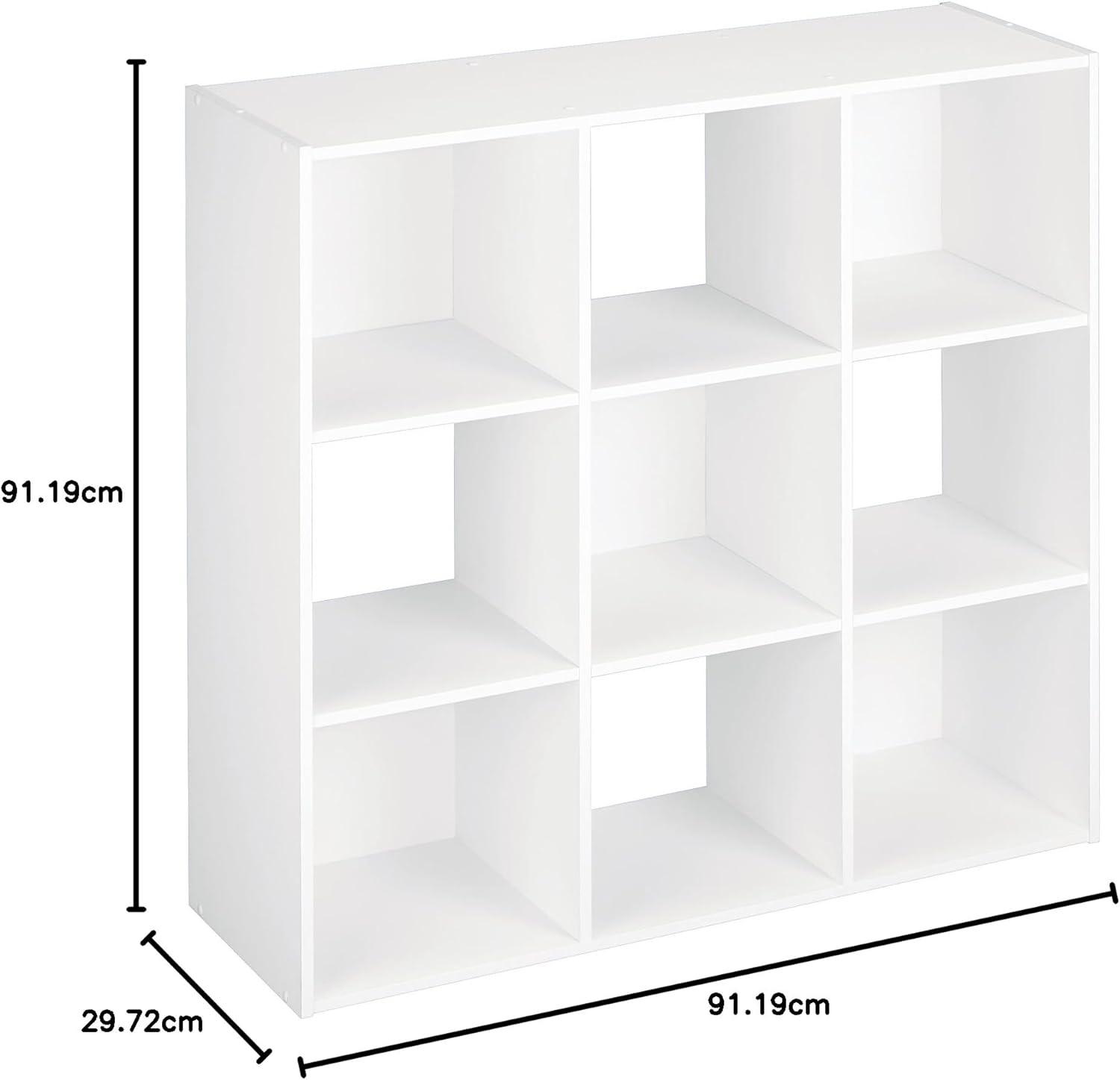 imageClosetmaid Decorative Home Stackable 6 Cube Cubeicals Organizer Storage Bookcase with Hardware for Office Home and Closet WhiteWhite