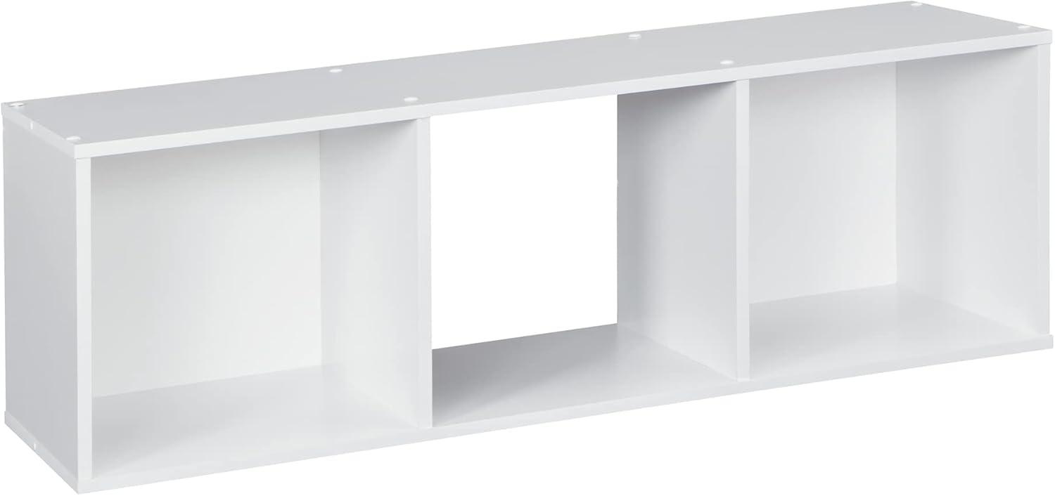 imageClosetmaid Decorative Home Stackable 6 Cube Cubeicals Organizer Storage Bookcase with Hardware for Office Home and Closet WhiteWhite