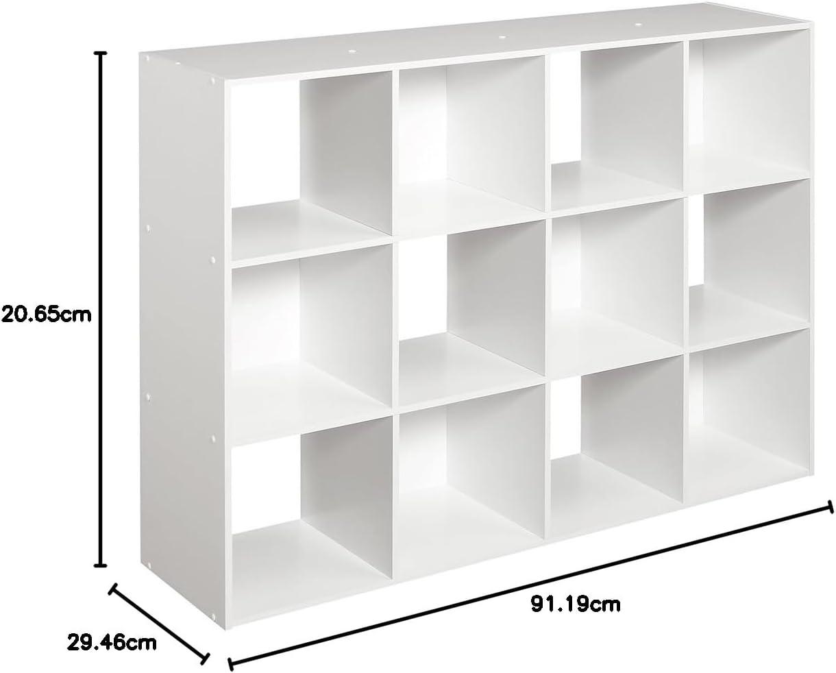 imageClosetmaid Decorative Home Stackable 6 Cube Cubeicals Organizer Storage Bookcase with Hardware for Office Home and Closet WhiteWhite