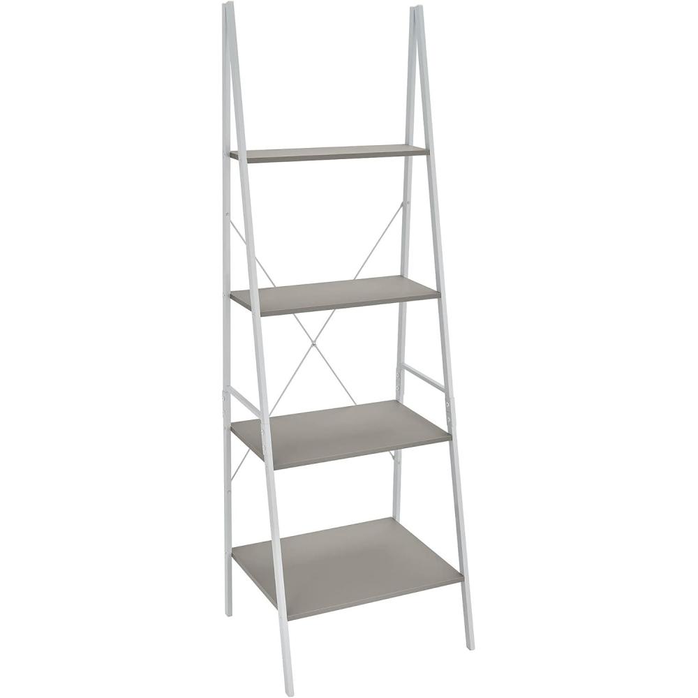 imageClosetMaid 1312 4Tier Wood Ladder Shelf Bookcase NaturalTaupe