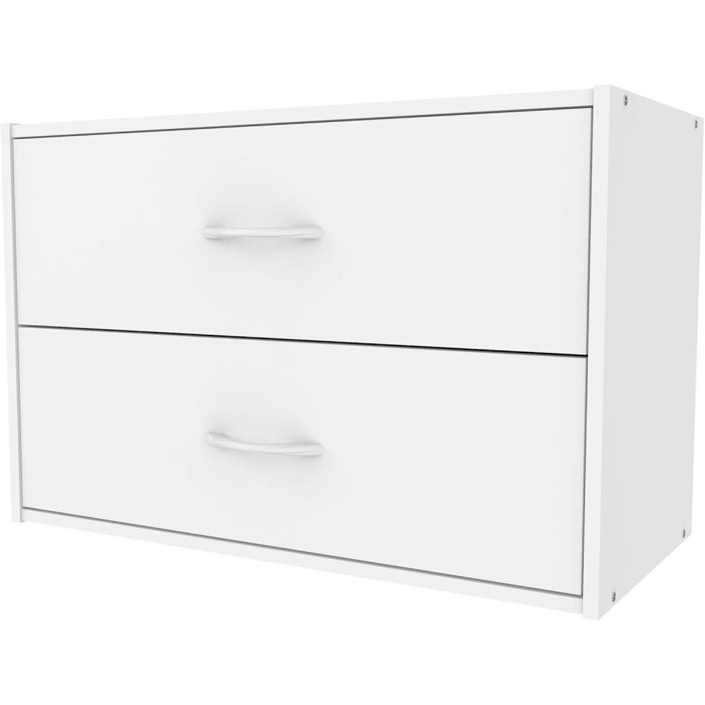 imageClosetMaid 1566 Stackable 2Drawer Horizontal Organizer White