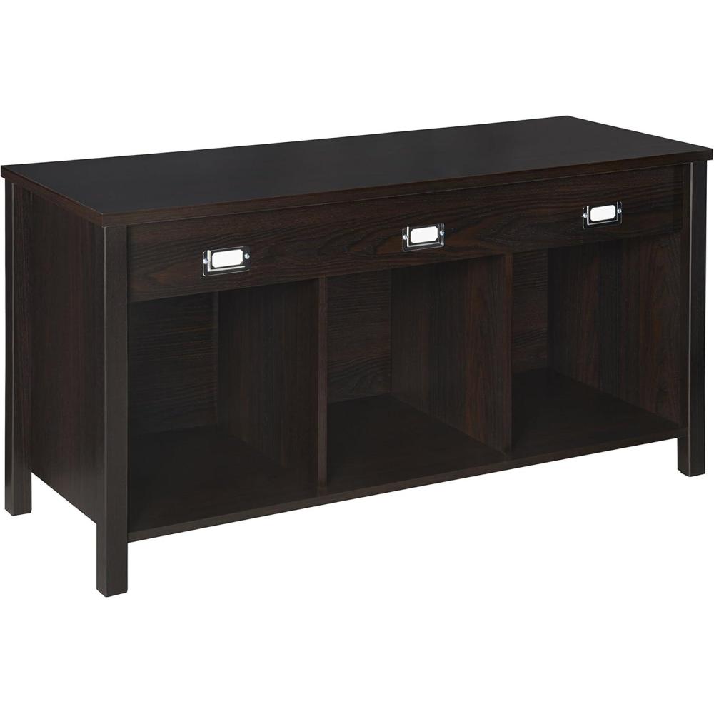 imageClosetMaid 16053 Premium Adjustable 6Cube Organizer Weathered OakBlack Walnut