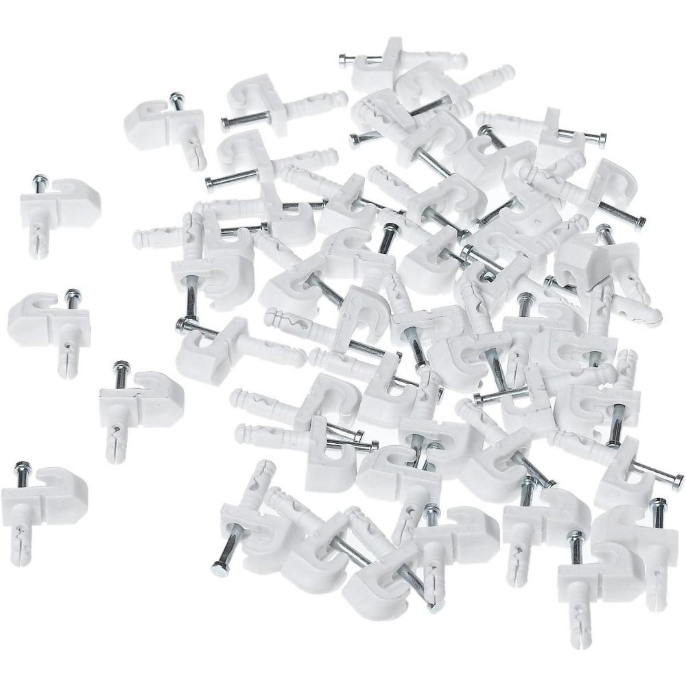 imageClosetMaid 1770 Back Wall Clips for Drywall 48 Pack 48Pack White48Pack