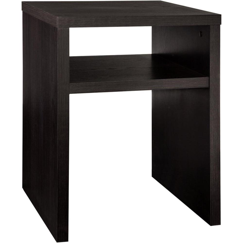 imageClosetMaid 438 in W Home Office Desk for Computer Laptop Writing Study with Modern Simple Style Black Walnut Wood FinishBlack Walnut