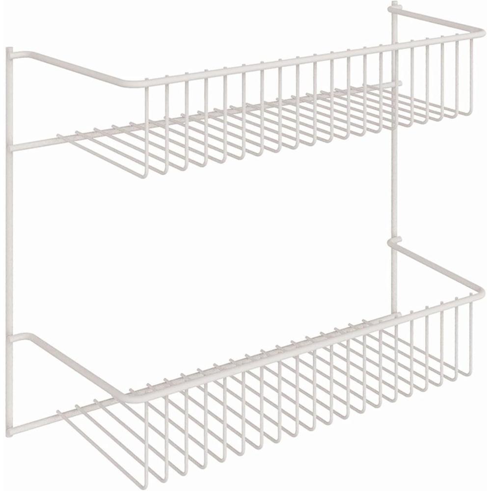 imageClosetMaid 8033 4Tier Wall Rack 18Inch Wide White12Inch Wide Pack of 6