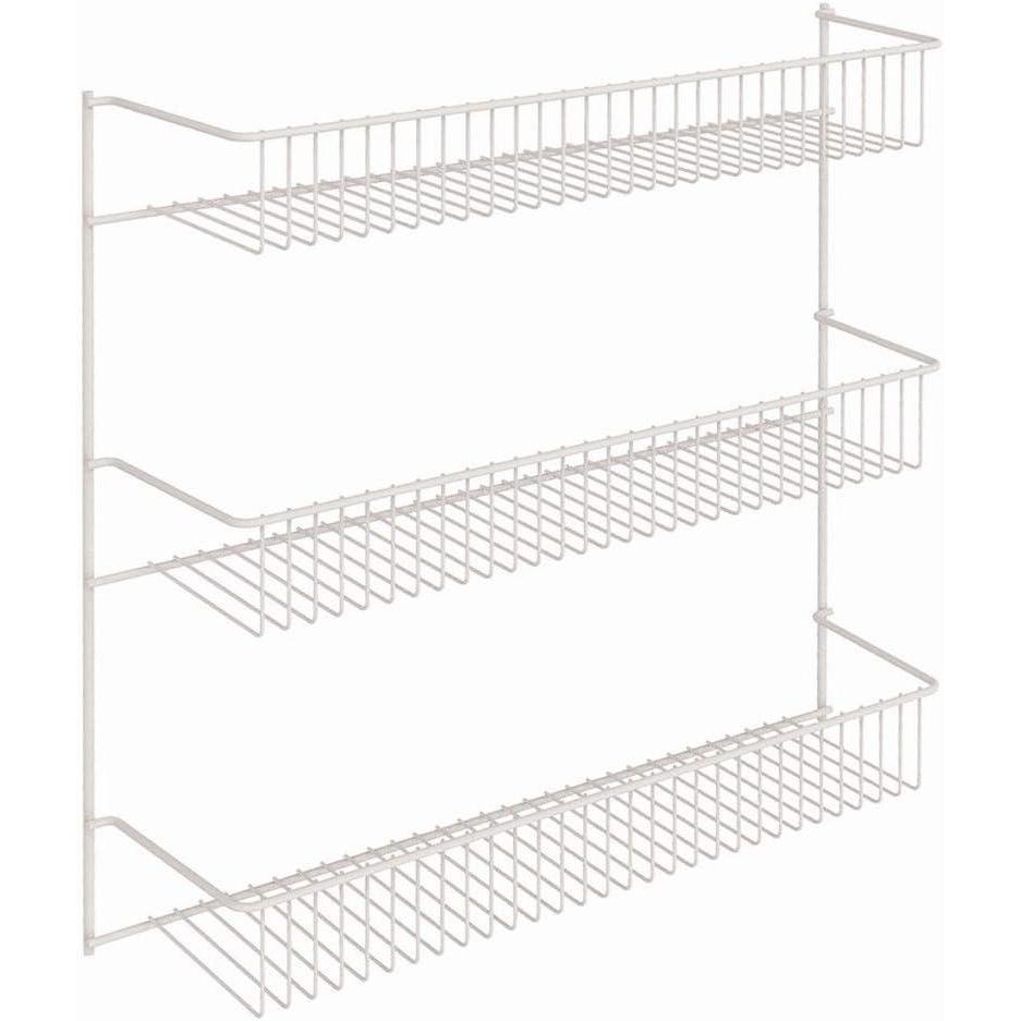 imageClosetMaid 8033 4Tier Wall Rack 18Inch Wide White18Inch Wide