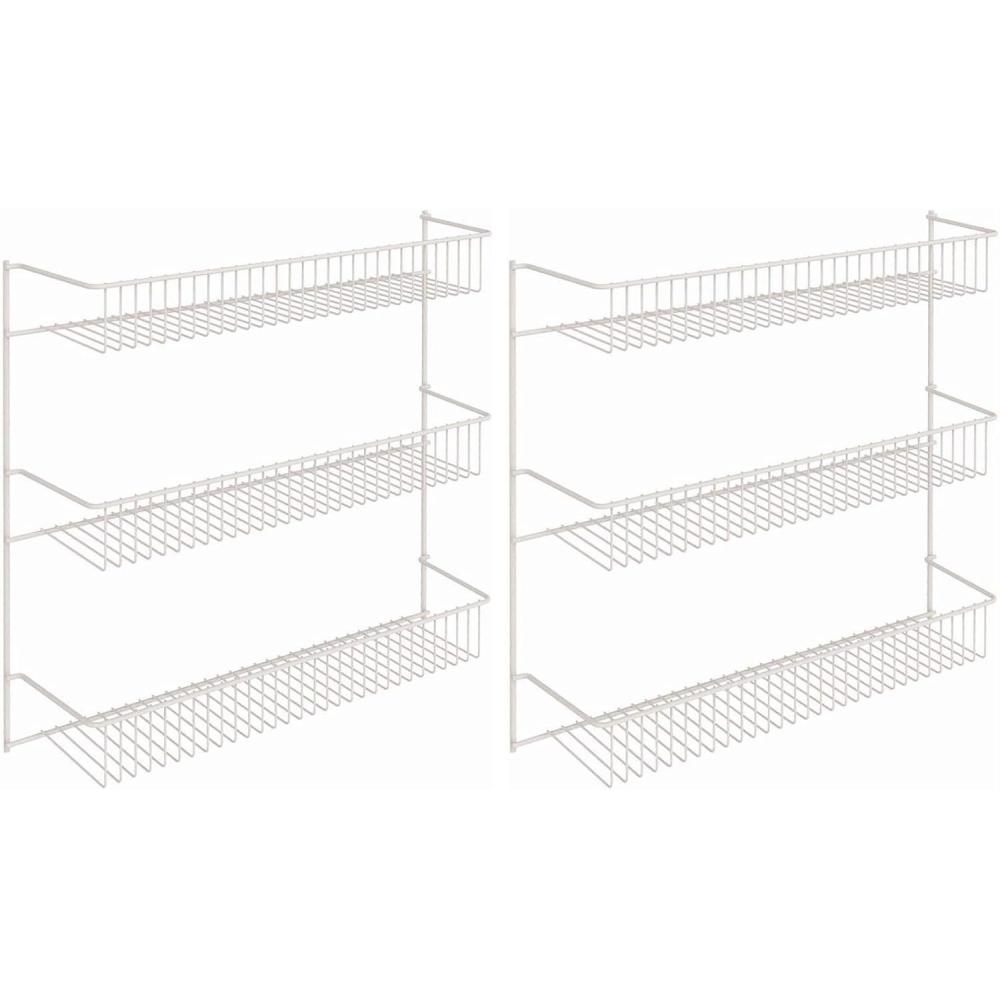 imageClosetMaid 8033 4Tier Wall Rack 18Inch Wide White18Inch Wide Pack of 2