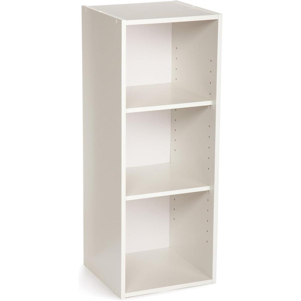 imageClosetMaid 8987 Stackable 3Shelf Organizer WhiteWhite