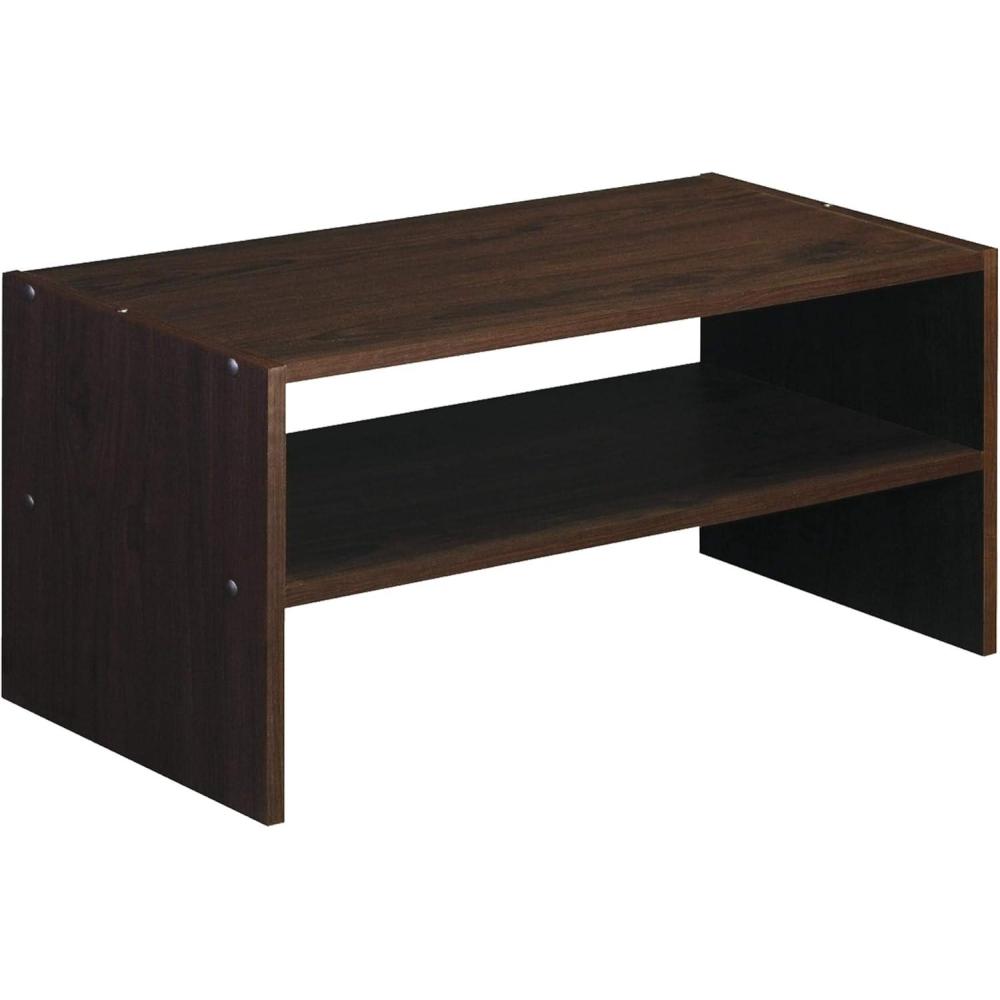 imageClosetMaid 8993 Stackable 24Inch Wide Horizontal Organizer WhiteEspresso