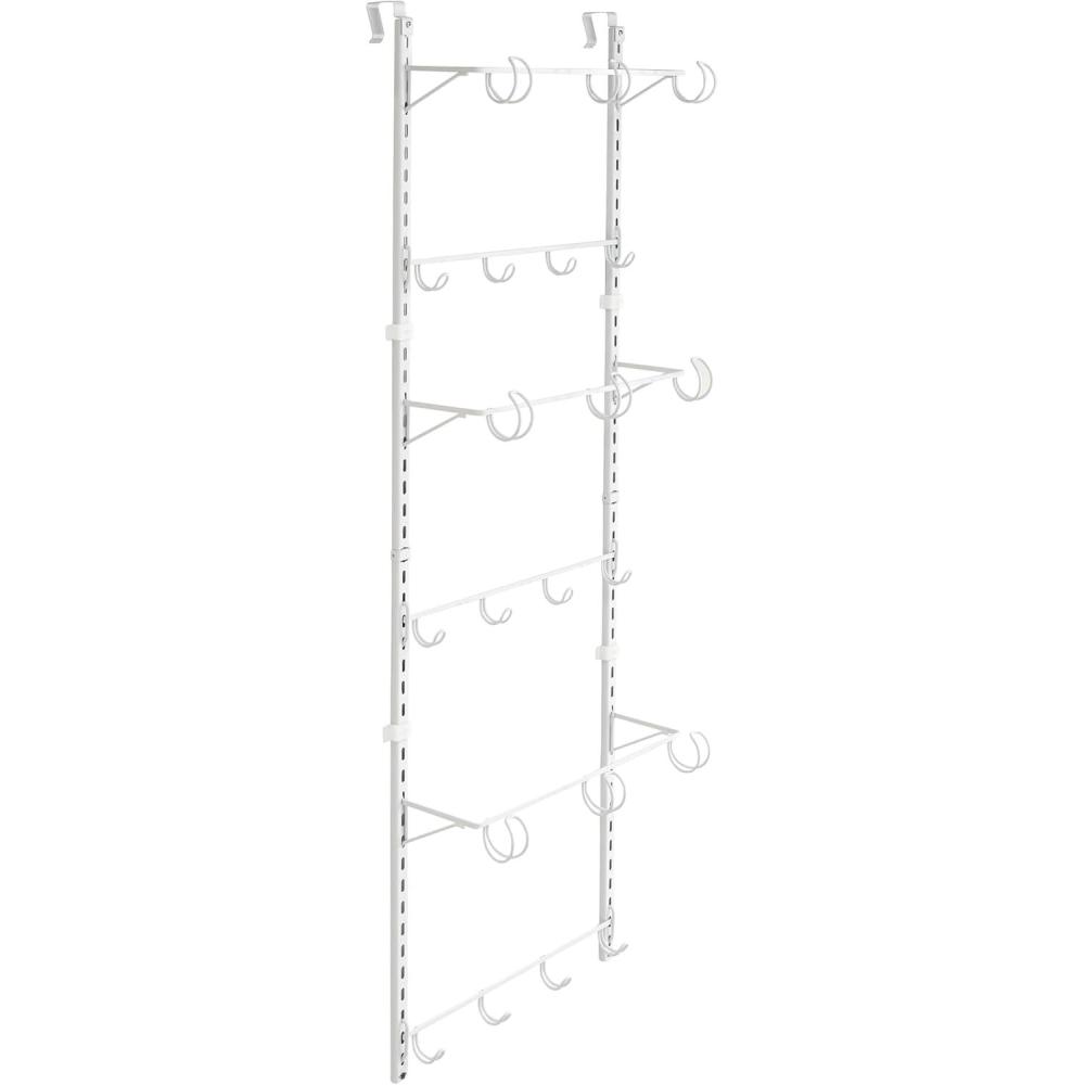 imageClosetMaid 97537 Adjustable Wall ampamp Door Hanging OrganizerWhiteHanging Organizer