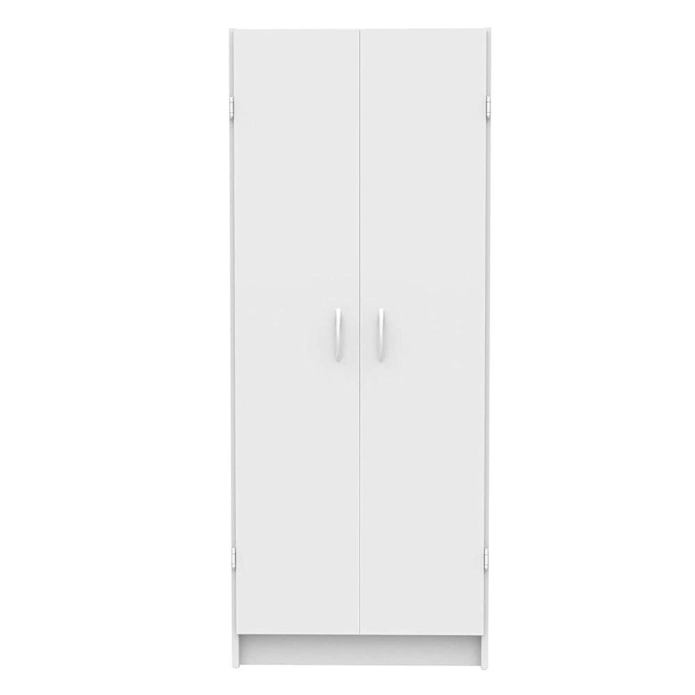 imageClosetMaid Pantry Cabinet Cupboard with 2 Doors Adjustable Shelves Standing Storage for Kitchen Laundry or Utility Room WhiteWhite