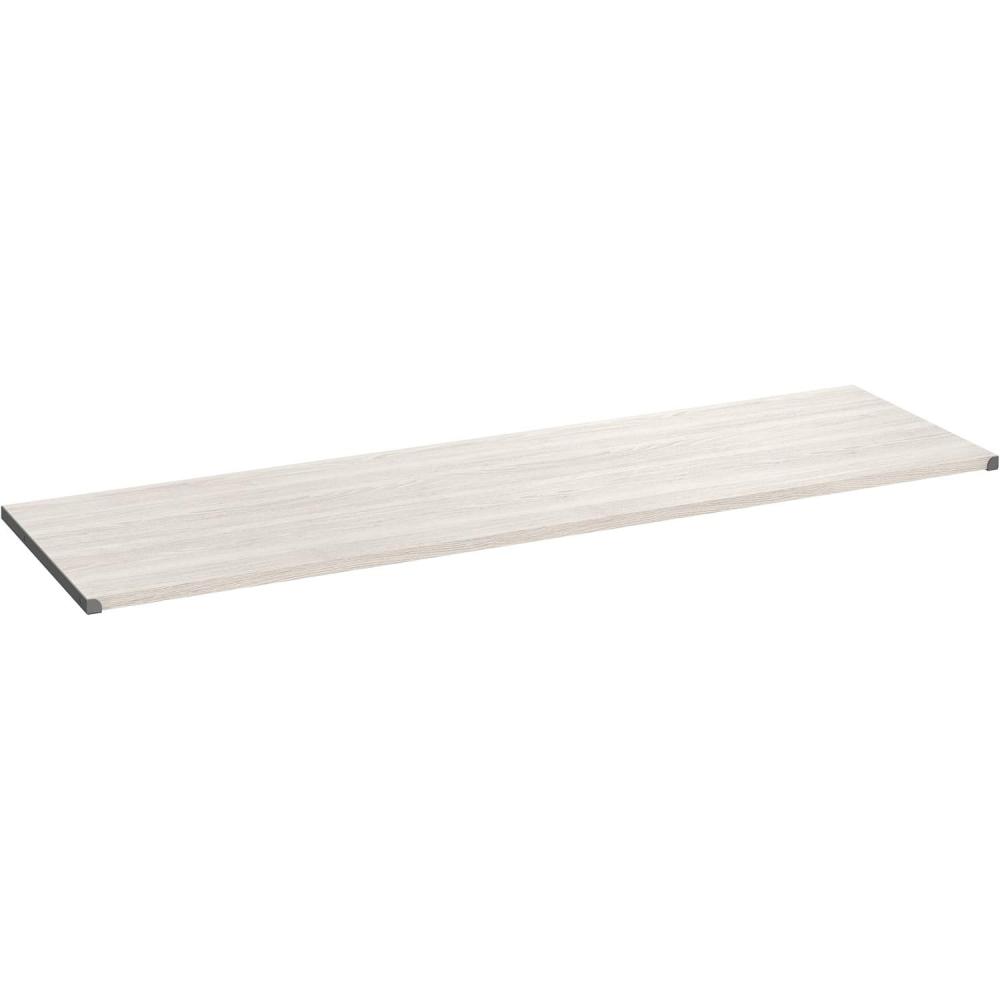 imageClosetMaid SuiteSymphony Wood Top Shelf Add On Accessory Closet Shelf 48 in Wide Pure WhiteWhite Timber