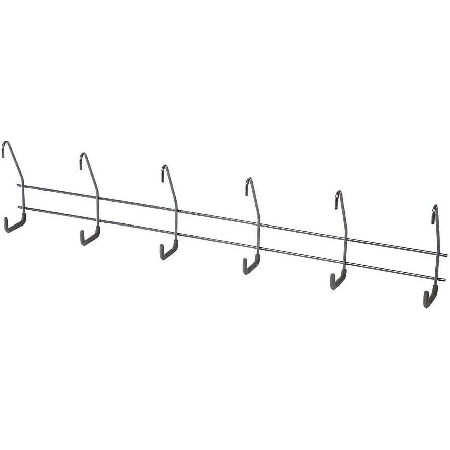 imageClosetMaid Wall Mount Garage Tool Organizer Rack Long Handle 35538 Silver