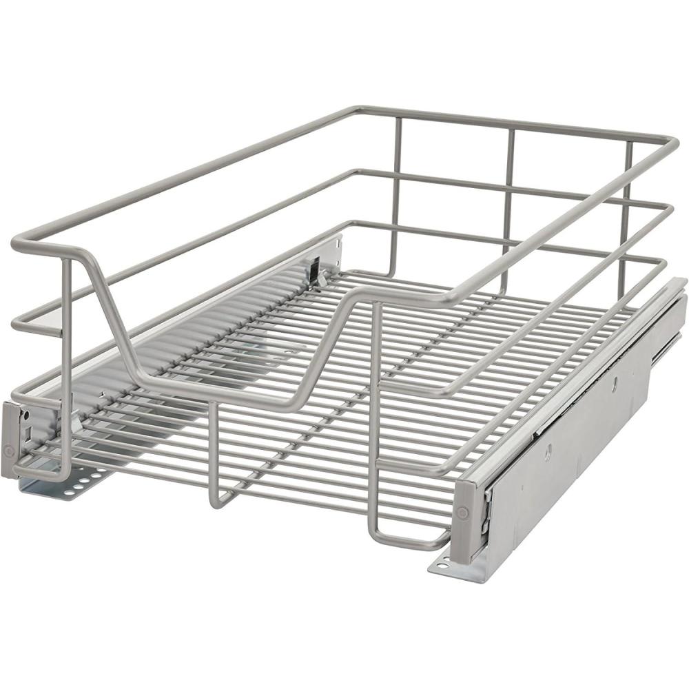 imageClosetMaidAlloy steel 32105 Premium Wide 3Tier Compact Kitchen Cabinet PullOut Basket12 liters 875Inch115Inch Kitchen PullOut Basket