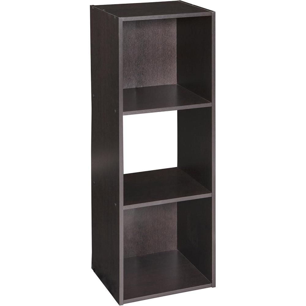 imageClosetmaid Decorative Home Stackable 6 Cube Cubeicals Organizer Storage Bookcase with Hardware for Office Home and Closet WhiteChocolate