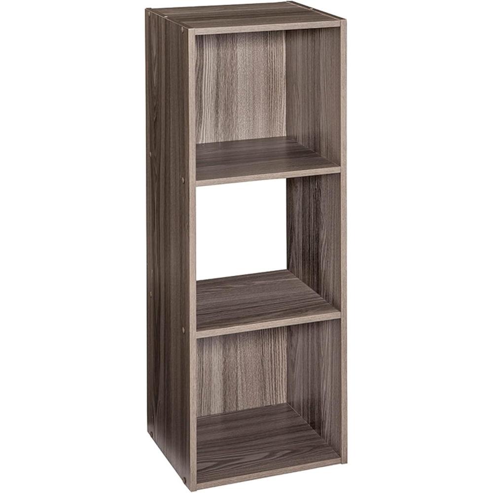 imageClosetmaid Decorative Home Stackable 6 Cube Cubeicals Organizer Storage Bookcase with Hardware for Office Home and Closet WhiteNatural Gray