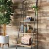 ClosetMaid 1312 4-Tier Wood Ladder Shelf Bookcase, Natural(Natural)