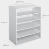 ClosetMaid 1565 Stackable 5-Shelf Organizer, White(Organizer)
