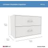 ClosetMaid 1566 Stackable 2-Drawer Horizontal Organizer, White