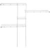 ClosetMaid 1608 Closet Organizer Kit with Shoe Shelf, 5-Foot to 8-Foot, White(Without Shoe Rack)