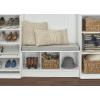 ClosetMaid 1631 Cubeicals 3-Cube Storage Bench, White with Gray Cushion(White With Gray Cushion)