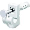 ClosetMaid 1770 Back Wall Clips for Drywall, 48 Pack, 48-Pack, White(48-Pack)