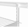 ClosetMaid 2800 ShelfTrack 12-Inch Standard, White(12 in (Pack of 6))