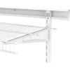 ClosetMaid 2826 ShelfTrack 40-Inch Hang Track, White(40 in.)