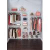 ClosetMaid 5037 5ft. to 8ft. Fixed Mount Closet Organizer Kit, White