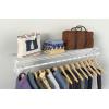 ClosetMaid 5632 Super Slide Ventilated Shelf Kit With Closet Rod, 6′ by 12″, White(4 ft x 12 in)